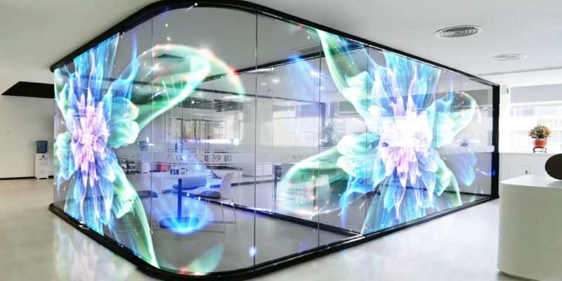 transparent led video wall in patna